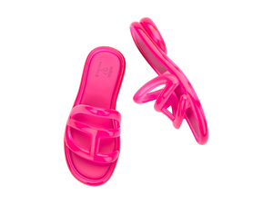 Melissa Jelly Slide + Telfar (Pink)