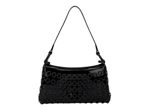 MELISSA HOOP BAG-BLACK