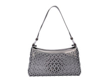 MELISSA HOOP BAG-SILVER