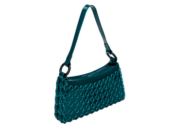 MELISSA HOOP BAG-GREEN