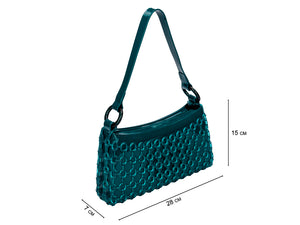 MELISSA HOOP BAG-GREEN