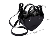 MELISSA HEARTBEAT BAG-BLACK