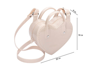 MELISSA HEARTBEAT BAG-BEIGE