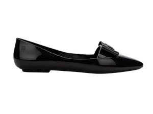 Melissa Pointy Chic AD - Black/Clear Tortoise