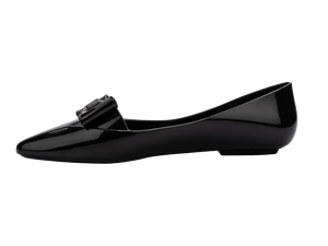 Melissa Pointy Chic AD - Black/Clear Tortoise