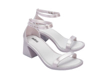 MELISSA LUX HEEL AD-METALLIC SILVER/WHITE