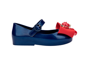 MINI MELISSA SWEET LOVE + SNOW WHITE BB-METALLIC BLUE/RED