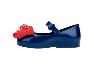 MINI MELISSA SWEET LOVE + SNOW WHITE BB-METALLIC BLUE/RED