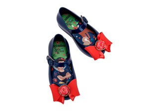 MINI MELISSA SWEET LOVE + SNOW WHITE BB-METALLIC BLUE/RED