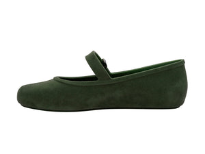 MELISSA SOFT BALLERINA VELVET AD-GREEN