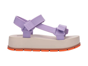 MELISSA FLOWING PLATFORM AD - ORANGE/BROWN/LILAC