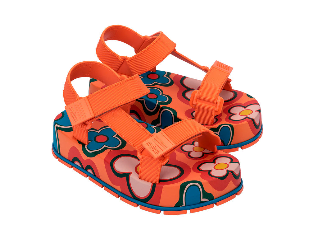 MELISSA FLOWING PLATFORM AD - ORANGE/BLUE