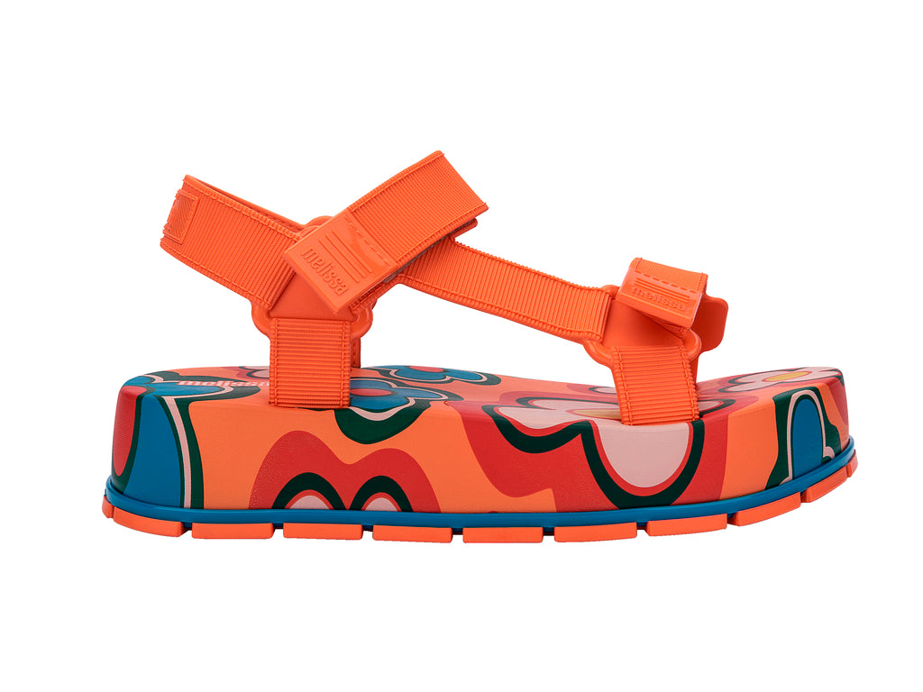 MELISSA FLOWING PLATFORM AD - ORANGE/BLUE