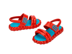 MINI MELISSA BUBBLE TECH SANDAL BB-RED/BLUE