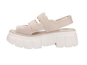 MELISSA REBEL SANDAL AD - Beige/White