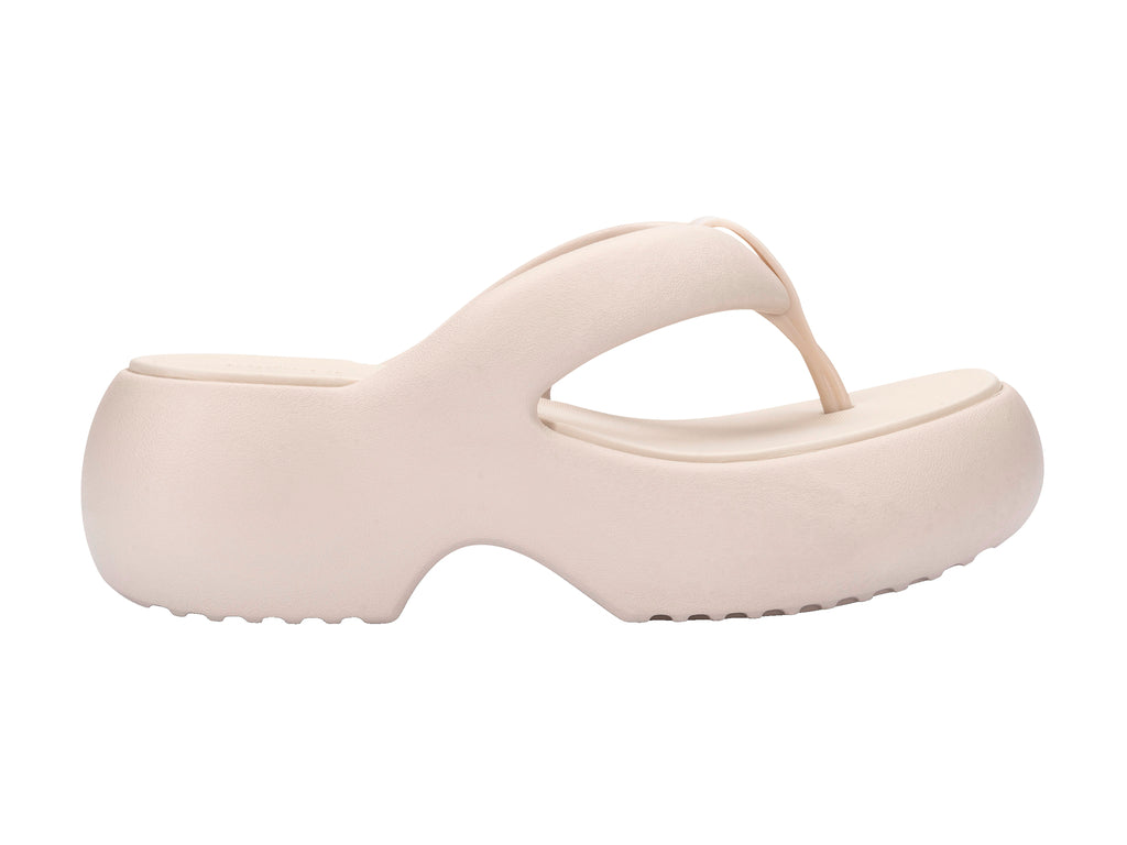 MELISSA FREE FUZZY FLATFORM AD - BEIGE