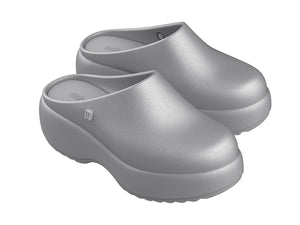 MELISSA FREE CLOG PLATFORM AD - SILVER