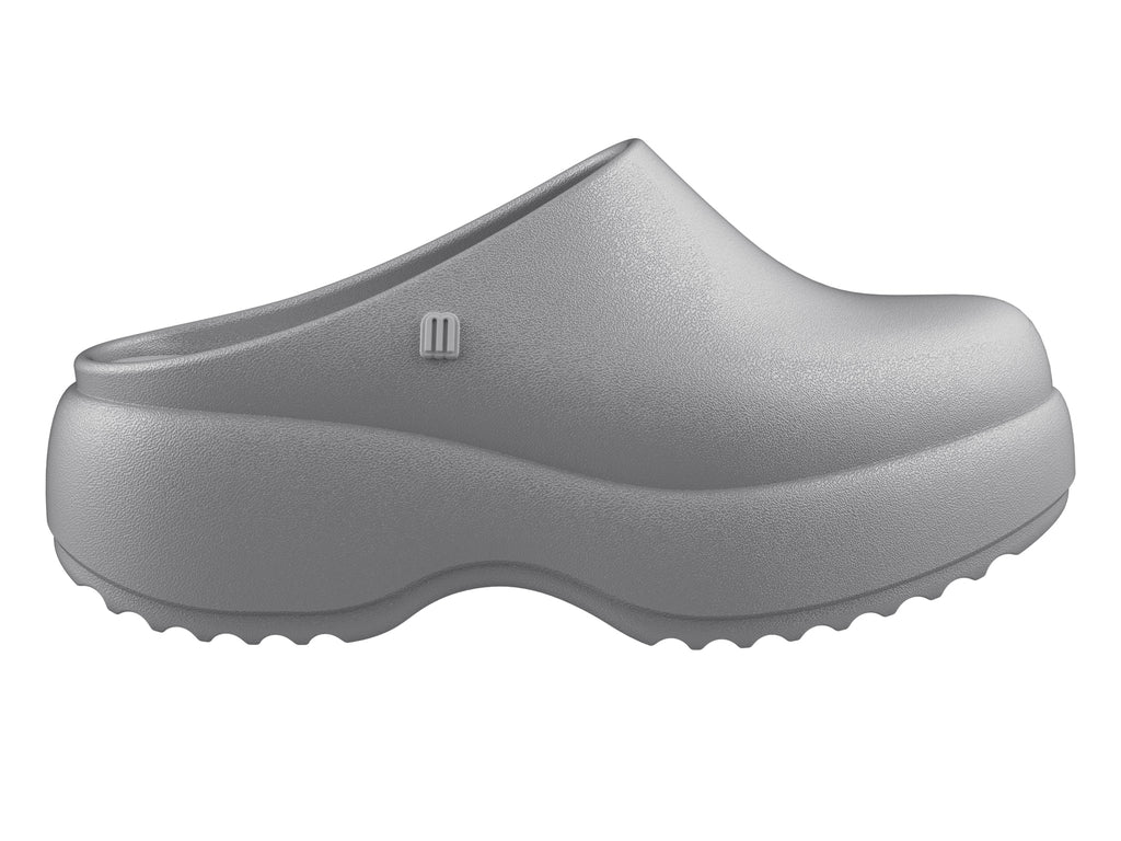 MELISSA FREE CLOG PLATFORM AD - SILVER