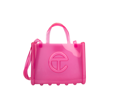 Melissa X Telfar Medium Jelly Shopper (Clear Pink)