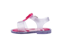 Mini Melissa Mar Sandal Jelly Pop BB - Clear Glitter/Pink