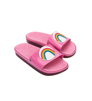 Melissa Beach Slide Next Gen + Care Bears - Pink