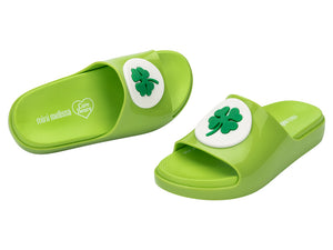 Mini Melissa Cloud Slide + Care Bears INF - Green