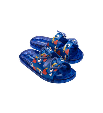 Mini Melissa Wide + Capetos INF - Blue/Blue