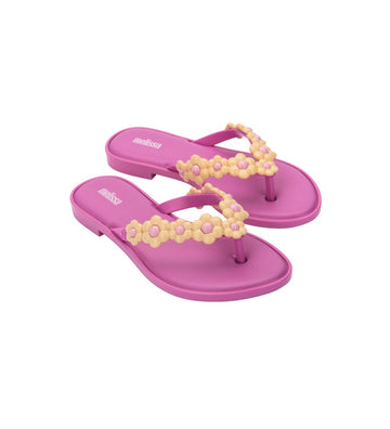 Melissa Flip Flop Spring - Lilac/Yellow